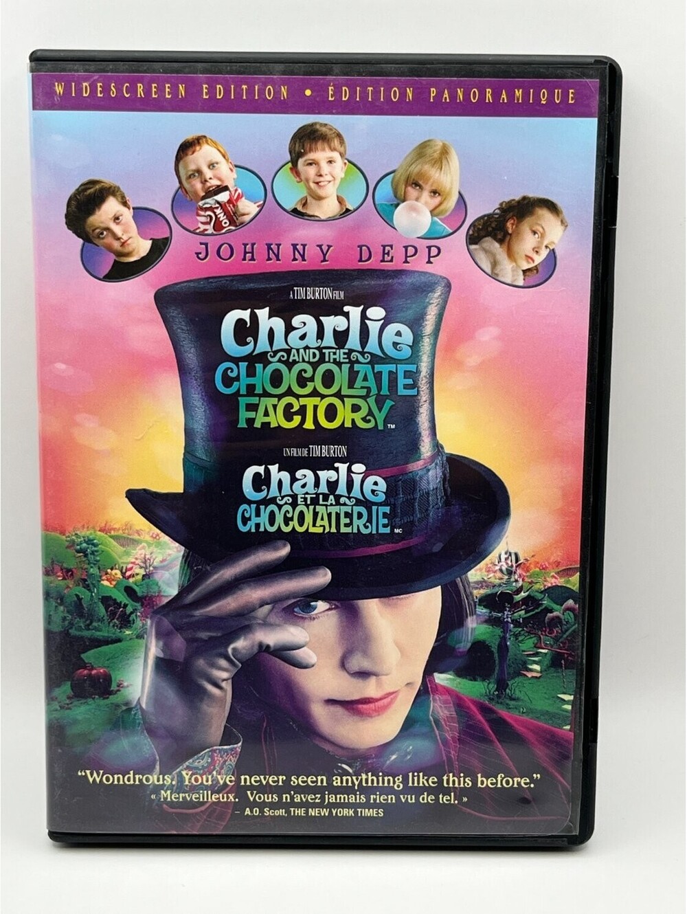 Charlie and the Chocolate Factory DVD Widescreen Edition Johnny Depp 2005